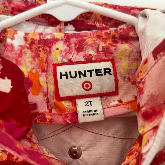 Hunter for Target Toddler Raincoat – Size 2T, Multicolor Hooded Jacket - Picture 3 of 6